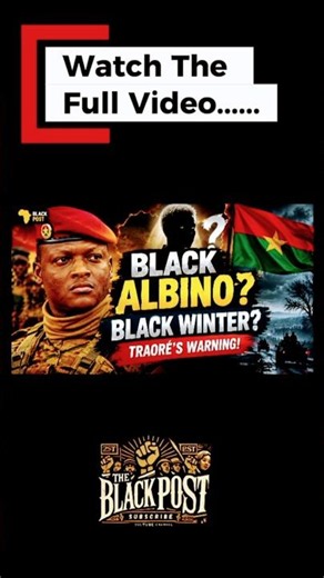 Traoré Unfolding the Mystery of Black Albino......... #viral #trending #africa #youtubeshorts