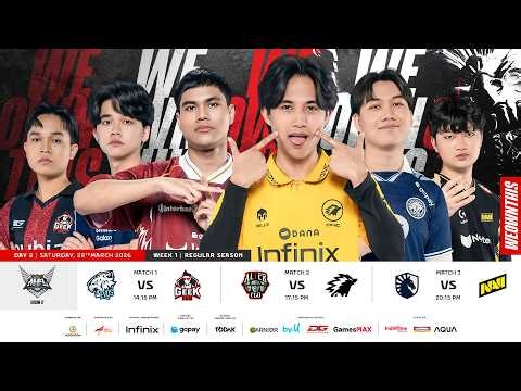 🔴 LIVE | MPL ID S17 | Regular Season Day 2 Week 1 | English