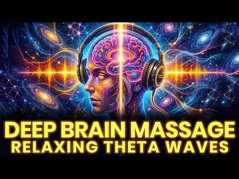 Theta Waves Meditation Music: Experience Deep Brain Massage & Relaxation, Binaural Beats