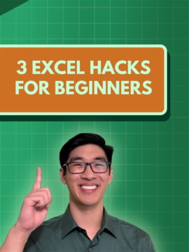 3 Excel hacks every beginner needs to know 😎 Autosum, autofill, and auto-adjust widths — three shortcuts that eliminate the most common manual tasks instantly. Link in bio for more powerful Excel shortcuts ⚡ #excel #exceltips #careertok #worksmarternotharder #exceltricks