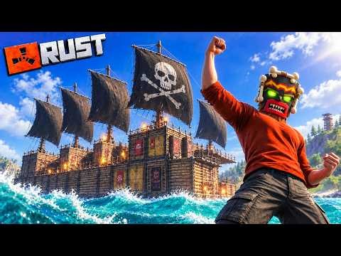 СТРИМ - ИЗ БОМЖА В КАПИТАНЫ КОРАБЛЯ. СТРОЮ ЧЁРНУЮ ЖЕМЧУЖИНУ В РАСТ/RUST