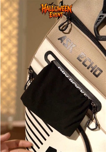 Halloween golfers, listen up! ASKECHO T-Lock is simple, sturdy and built to kep your bag stable. #askecho #halloween #golfaccessories #golfcart #golflife