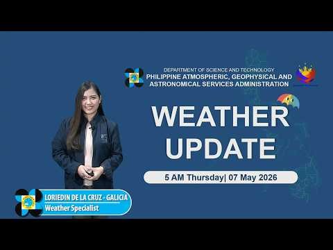 Public Weather Forecast issued at 5:00 PM | May 07, 2026 - Thursday