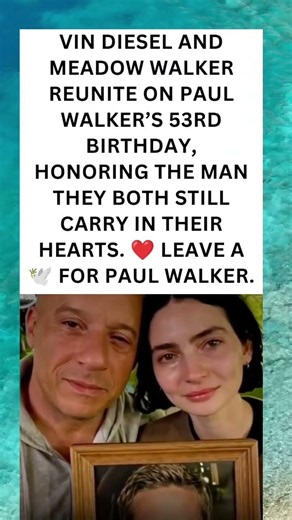 Paul Walker Remembered ❤️ Vin Diesel & Meadow’s Emotional Reunion