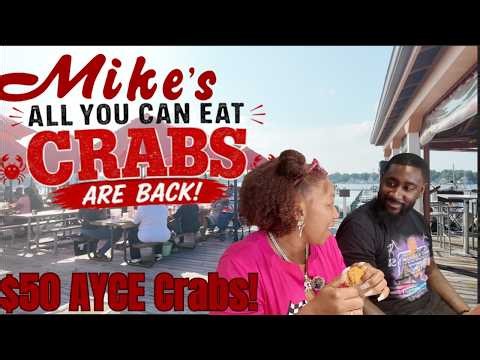 ALL-YOU-CAN-EAT MARYLAND CRABS for Just $50?! 🦀🔥 | Mike’s North Crab House Review