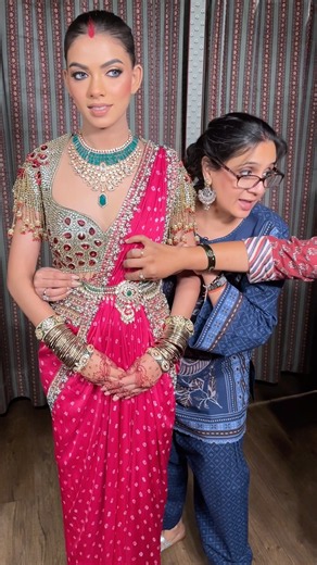 Sundar Traditional Look in Sindoor and Saree by Parul Garg 💕