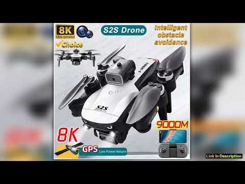 New S2S Drone 8K Professional HD Dual Camera Brushless Obstacle Avoidance Aerial Photography Foldab