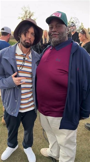 Eminem & Lavell Crawford On The Set Of Happy Gilmore 2