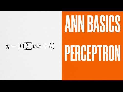Artificial Neural Networks Part 2: Single Layer Perceptron Theory & Logic