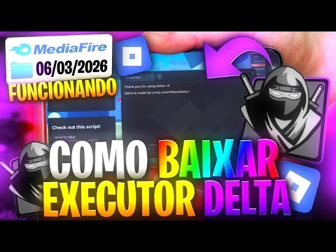 ✅LINK DIRETO! COMO BAIXAR Executor DELTA ATUALIZADO + SCRIPT ROBLOX no CELULAR/MOBILE MEDIAFIRE 2026
