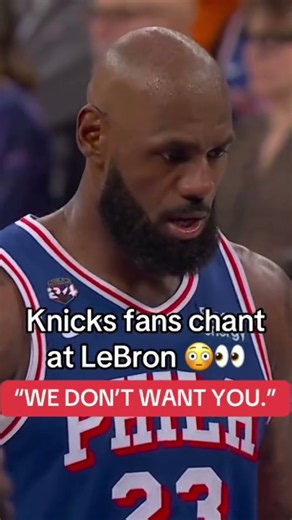 Knick fans to lebron 😳