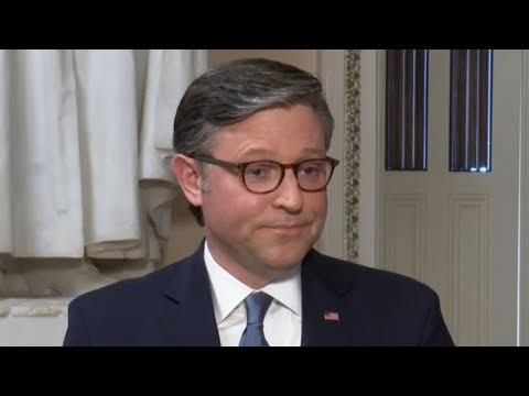 Johnson touts passage of DHS funding bill despite GOP's "razor-thin, historically small majority"