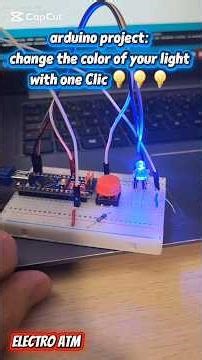 How to Control RGB LED Colors with One Button | Arduino Beginner Project #ai #arduinotutorial #esp32