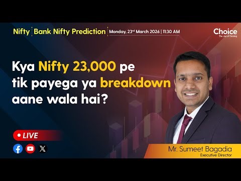 Nifty Prediction | Bank Nifty Prediction LIVE | Intraday Levels & Options Strategy | 23rd March 2026
