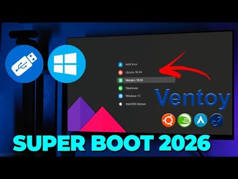 Novo VENTOY 2026 - Pendrive MultiBoot Completo com TUDO!