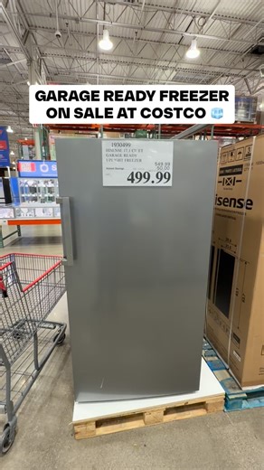 💡 This Hisense garage-ready upright freezer is at Costco and it’s one of those BIG, practical upgrades that just makes life easier 🙌❄️ Marked down right now, it’s a great time to grab extra freezer space for bulk groceries, meal prep, or overflow when your main freezer is officially full. Designed for garage temps, no-frost, and super roomy…such a solid Costco find. $499.99 through 12/21 #costco #homefinds | Costco Buys