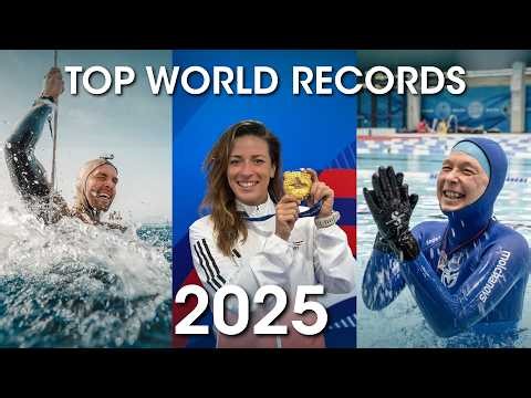 TOP 10 FREEDIVING WORLD RECORDS of 2025 — Ranked by How INSANE They Are!