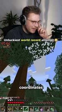 insane Minecraft World Record run 😳