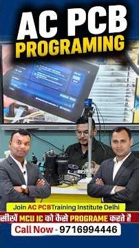 AC PCB Repairing Course | Inverter AC PCB Programming Training | Multitech Institute #Shorts