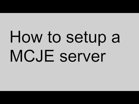How to make a Java server.