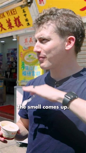 British try durian ice cream at Asian street market – surprising reactions!