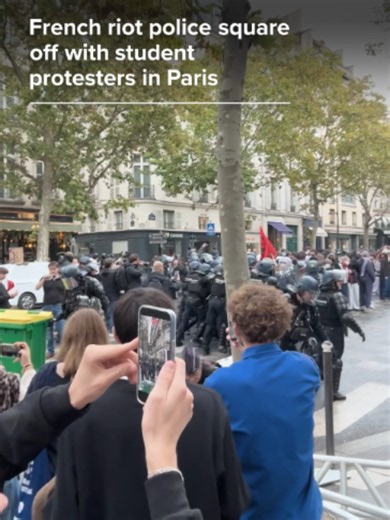 ABC News’ Tom Soufi Burridge reports from Paris as students take to the streets across the country, demanding more resources for schools they say are underfunded. #paris #news #abcnews