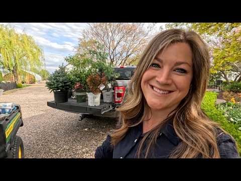 Planting Shrubs Behind the Stream, Prepping for Potatoes & Onions + Potting Up Tomatoes! 🌿🧅🍅