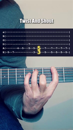 Twist and Shout (The Beatles) #guitar #tutorial