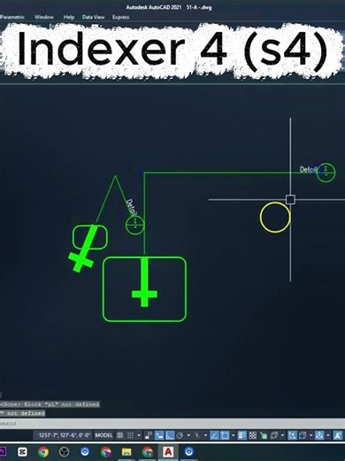 Detail Reference Symbol Explained in 30 Seconds 🔥 | #autocad | #viralshorts