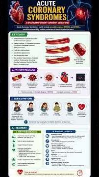 Acute Coronary Syndromes (ACS) Explained in 3 Minutes | Pathophysiology & Treatment