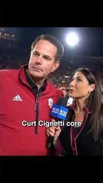 CURT CIGNETTI CORE #collegefootball #indiana