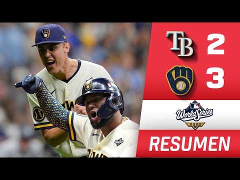 TAMPA BAY RAYS vs MILWAUKEE BREWERS | Serie Mundial 2026 Juego 1 | Highlights | Resumen | MLB