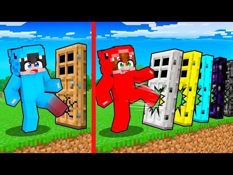 Rompí 1000 PUERTAS SECRETAS para Sorprender a Mis Amigos en Minecraft!