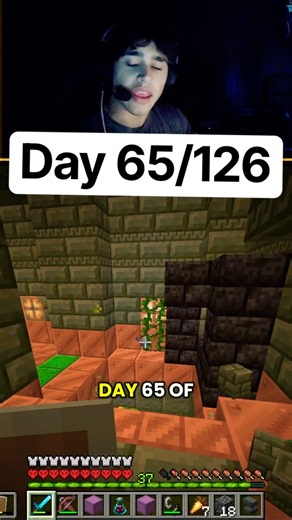 Day 65/126 of getting EVERY ACHIEVEMENT in Hardcore Minecraft! #minecraft #gaming