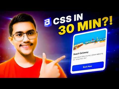 Learn CSS in 30 Minutes! The Only Basics You Actually Need | CSS FastTrack EP1