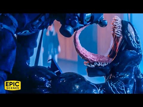 Venom Helps Eddie Brock Escape From The Doctors - Venom