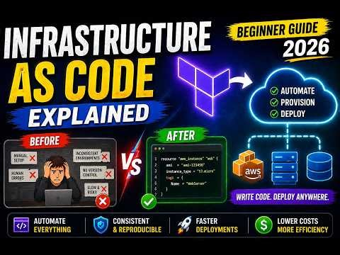 Infrastructure as Code Explained | Terraform, Automation & DevOps Basics (Beginner Guide 2026)