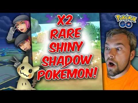 I Caught 2 Of The COOLEST New Shiny Shadow Pokémon! How To Get Mimikyu! (Pokémon GO)