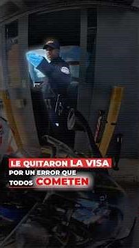 Le quitaron la visa por un error que todos cometen