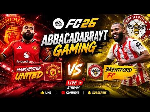 EA SPRTS FC 26| PREMIER LEAGUE| MAN UTD VS BRENTFORD FOOTBALL CLUB| MANAGER CAREER