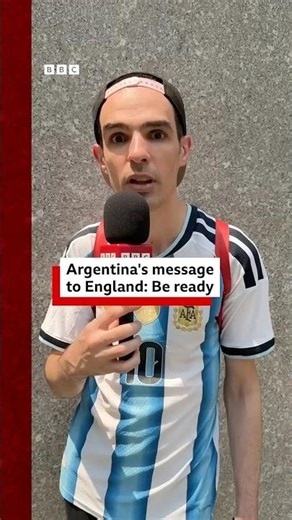 Argentina's message to England: be ready. #WorldCup #England #Argentina #BBCNews