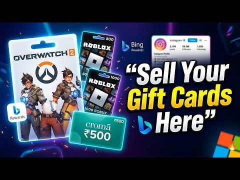 Microsoft Rewards Gift cards comeback || Sell your cards best offer || Microsoft Bing rewards 
