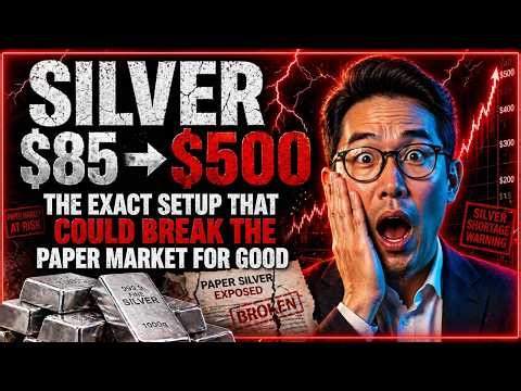 SILVER $85 → $500: The Exact Setup That Could Break the Paper Market for Good