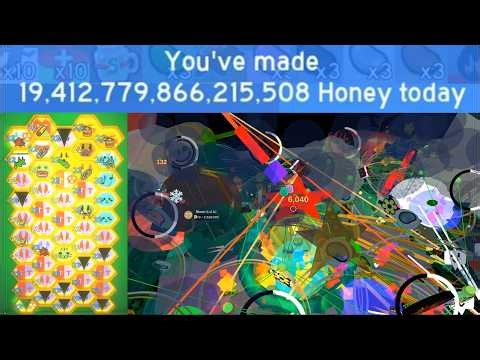 (World Record) 19.4qd Boost Without Honeyday and Festive Bean | Hive Reveal | Bee Swarm Simulator
