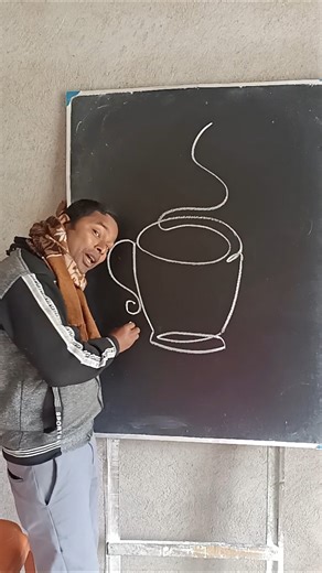 Continue line art with coffee cup #onelineart #art #viralvideo #howtodraw #diy #tutorial #trend