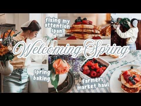 Fixing my attention span, greenhouse inspo + a Mennonite revival weekend | SPRING RESET 2026