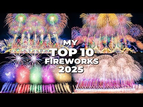 2025年 日本の花火TOP10！2時間超えの感動と迫力 完全保存版 (Panasonic S5 + BRAW / BMPCC6K)