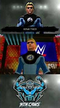 Human Torch WWE 2K15 #wwe #smackdown #marvelcomics