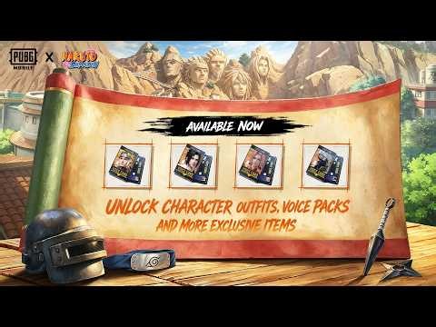PUBG MOBILE | The NARUTO Collab Prize Path, Lucky Spin, and Dual Gilt Set Event are available today