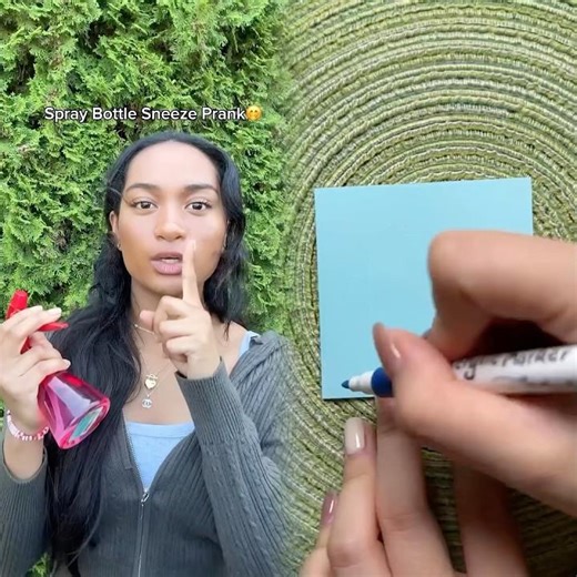 Sneezing on my brother prank🤣 #brother #siblings #sibling #sister #brothers #sister #familytime